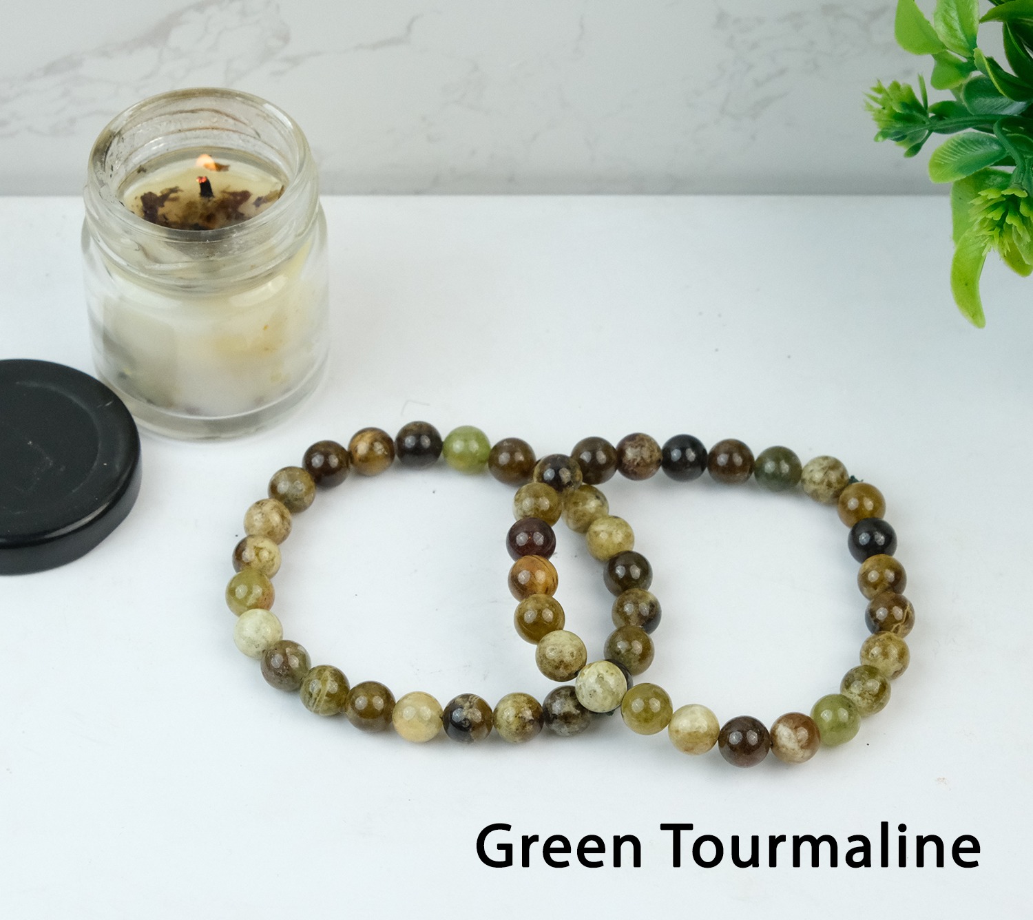 Green Tourmaline Natural Bracelet